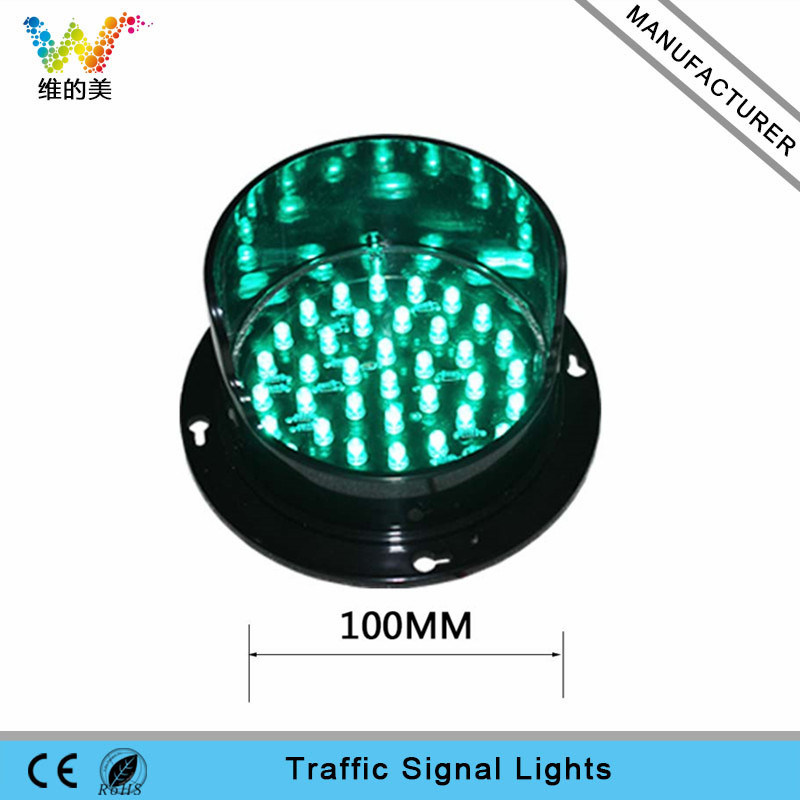 Epistar Green LED Module 100mm LED Traffic Light Lamp