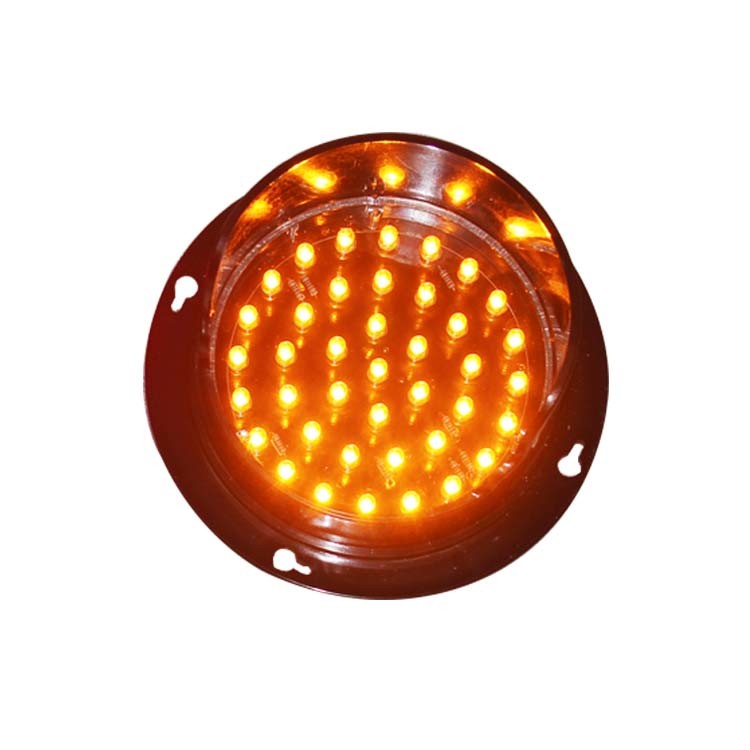 IP68 Yellow LED Light Module 100mm Traffic Signal Light