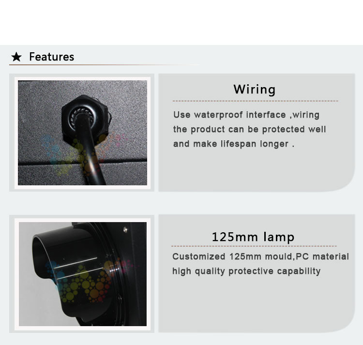 New Parking Lot Mini 125mm LED Traffic Light with Pole