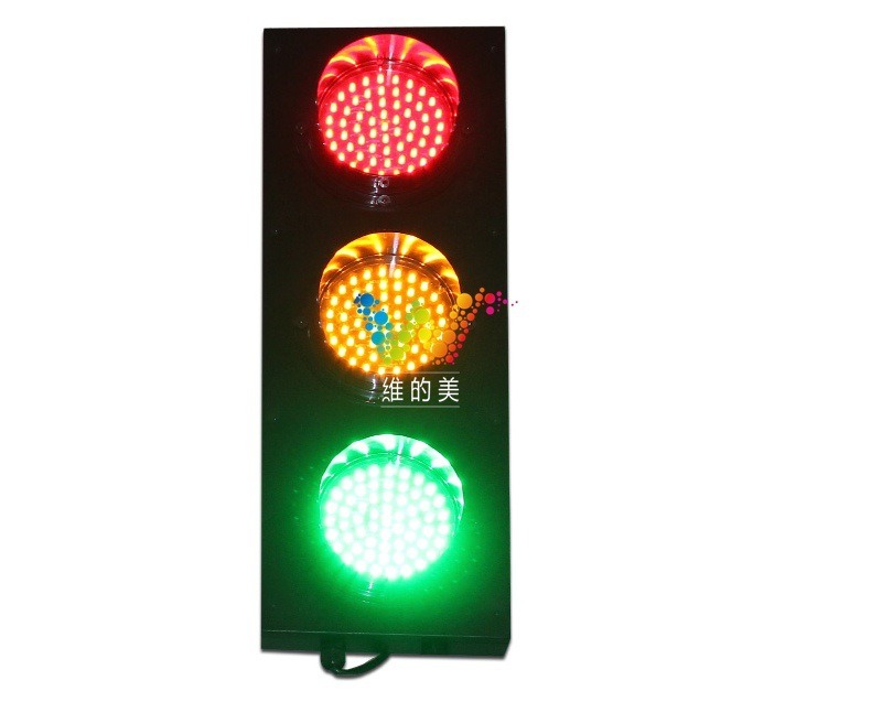 Mini Steel Housing 125mm Red Yellow Green Traffic Signal Light