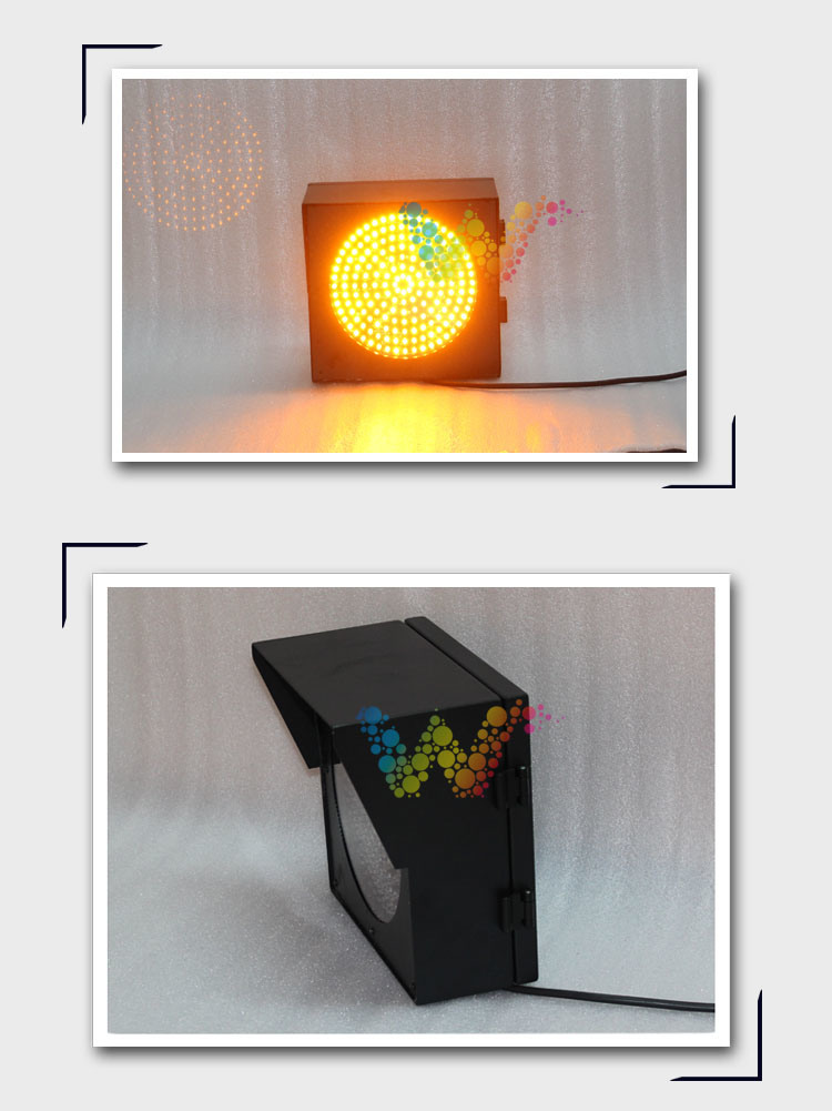 New 200mm Toll Station Warning Signal Pole LED Traffic Light