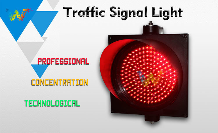 Cheap Price One Aspect 300mm Red Traffic Signal Light