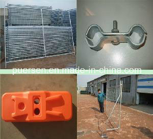 Hot Dipped Galvanized Removable Portable Temporary Fence