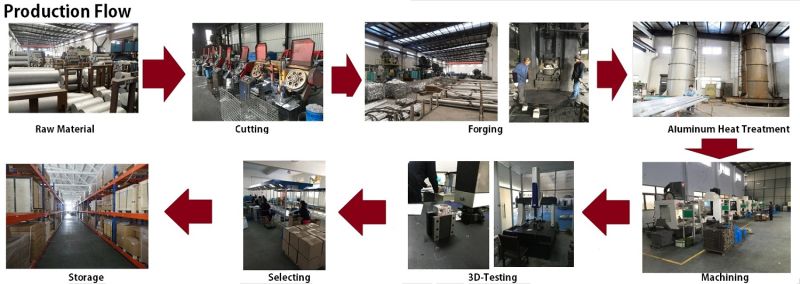 Aluminum Forging Part Train Part