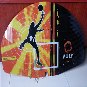 Polycarbonate Silkscreen Printing for Basketball Board