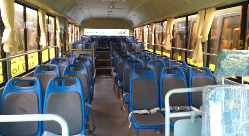 10.5m School Bus 55 Seats Diesel Bus Luxury School Bus with Low Price