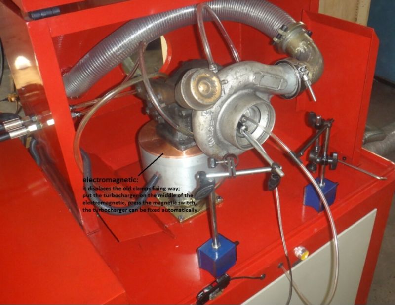 Atb-200 Automobile Turbocharger Test Bench, Computer Control. Air Heating System