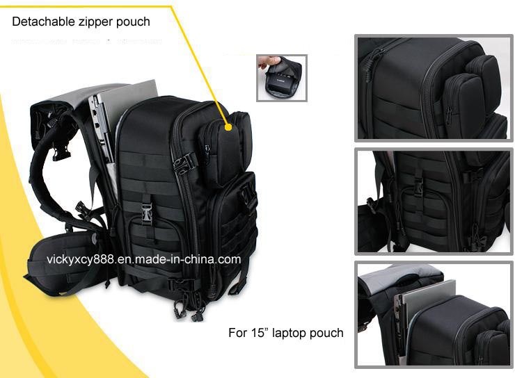 Double Shoulder Quality Camera Backpack Pack Bag (CY5821)