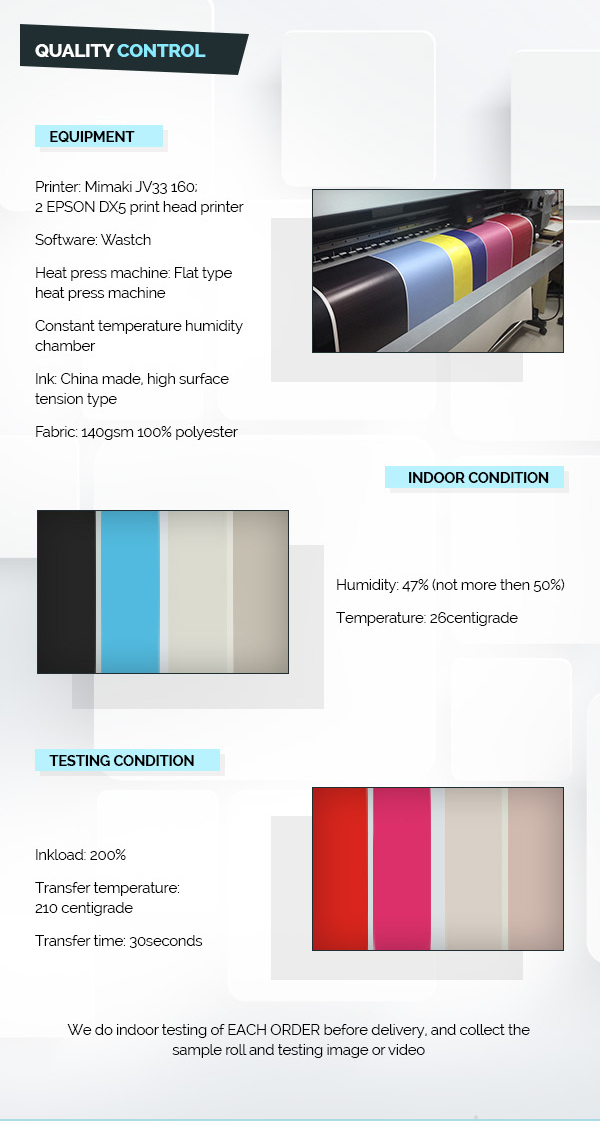 Ultra Price 50GSM 1.6m*200m Sublimation Transfer Printing Paper for Single Pass Printer for Ms, Reggiani