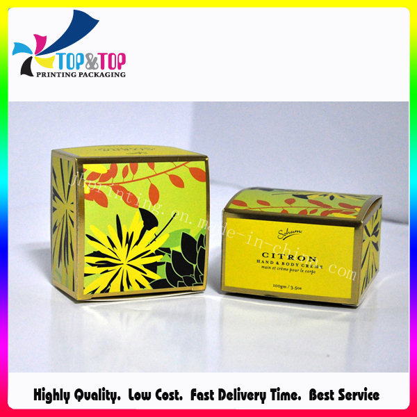 Eco Friendly Wholesale Folding Paper Box Natural Cosmetic Packaging