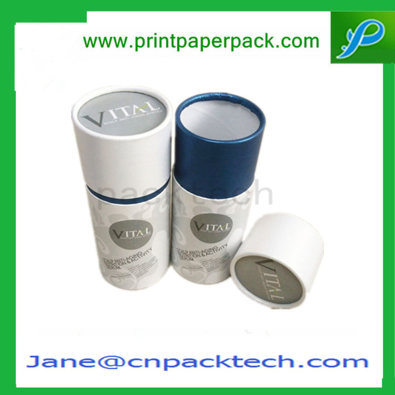 Custom Fancy Round Tea Wine Packaging Paper Box