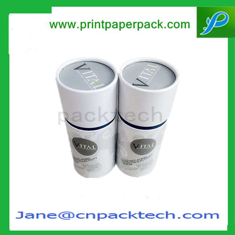 Custom Fancy Round Tea Wine Packaging Paper Box