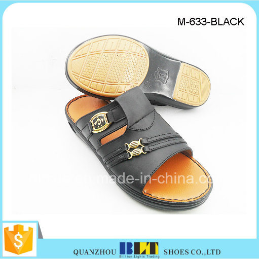 Hot Sale Men Fashion PU Upper Arabia Slippers