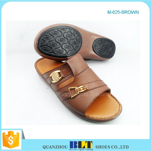 Hot Sale Men Fashion PU Upper Arabia Slippers