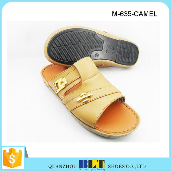 Hot Sale Men Fashion PU Upper Arabia Slippers