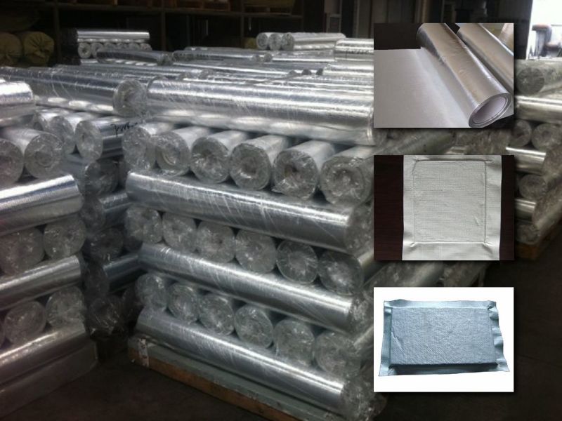 Aluminum Foil Fiberglass Cloth for Heat Insulation