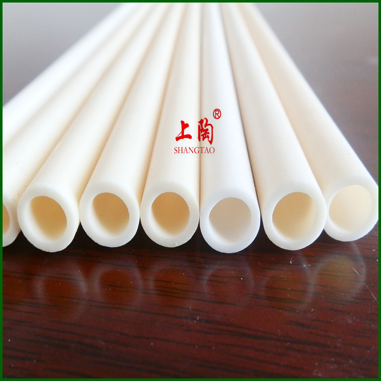 High Temperature Insulation 99.7% 99% Al2O3 Ceramic Alumina Tubes in Industrial Tube Furnace or Thermocouple Protection