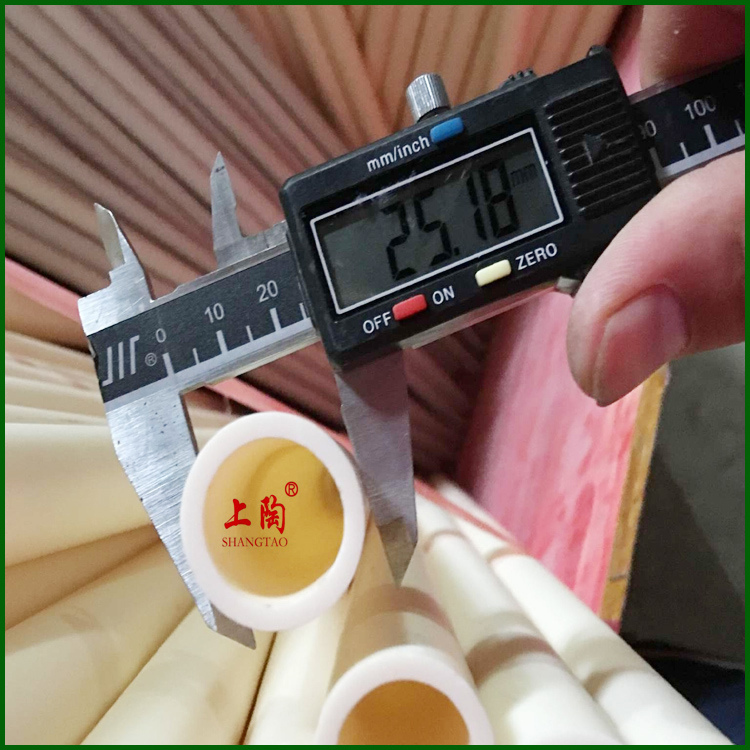 High Temperature Insulation 99.7% 99% Al2O3 Ceramic Alumina Tubes in Industrial Tube Furnace or Thermocouple Protection