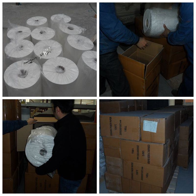 1260 High Pure Ceramic Fiber Paper for Furnace Heat Insulation