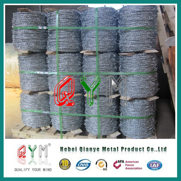 Barbed Wire/ Galvanized Barbed Wire/China ISO Certificated Barbed Wire