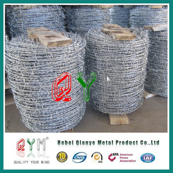 Barbed Wire/ Galvanized Barbed Wire/China ISO Certificated Barbed Wire