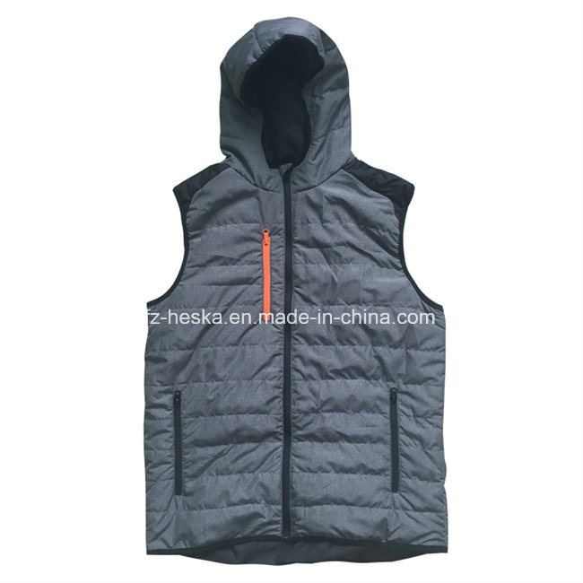 Men Light Price Padded Vest Outwear Warning Waistcoat