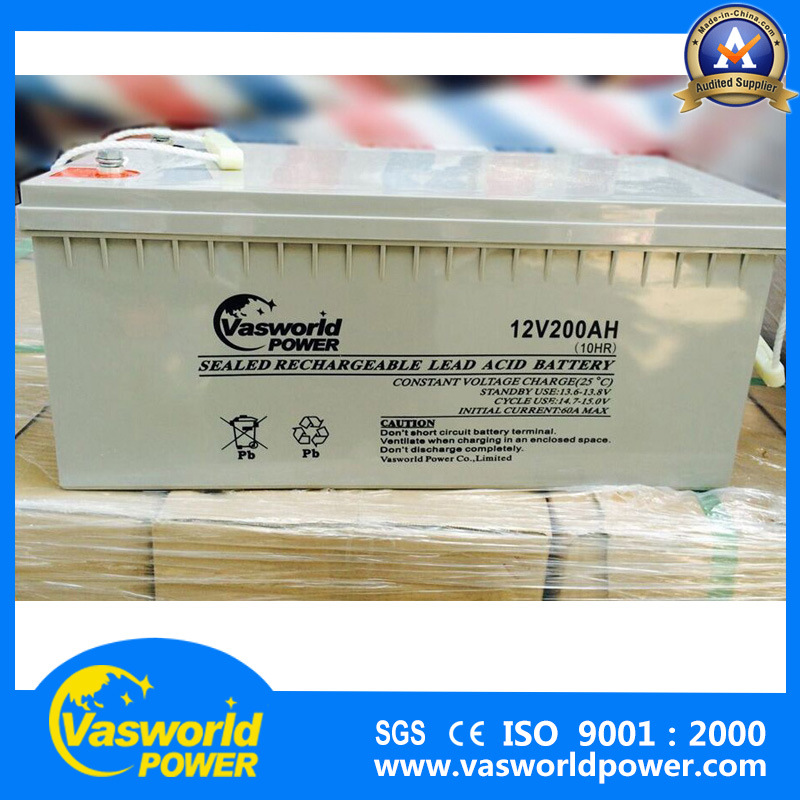 AGM Lead Acid Battery 12V200ah Rechargeable Power Battery 12V 200ah UPS Battery for Solar Battery