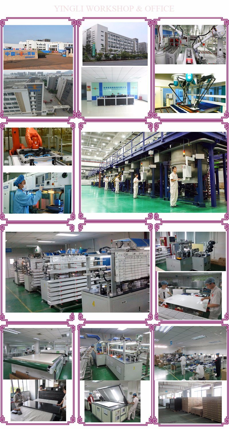 250W Polycrystalline/Monocrystalline Solar PV Cell Module Panel