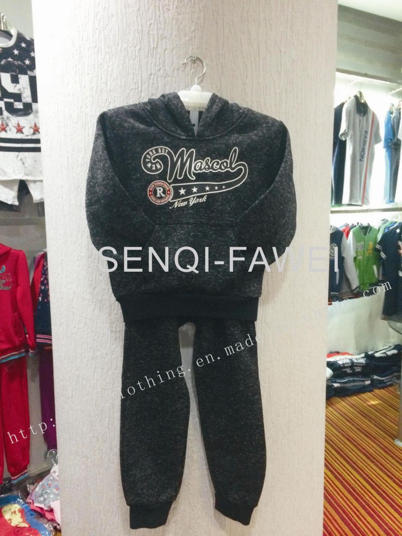 Leisure Sports Wear Track Suits in Man Sport Hooides with Long Pants Fw-8645