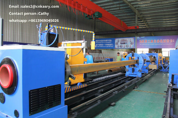 Round Pipe Square Tube CNC Plasma Flame Cutting Machine for Steel Fabrication Cutter Kr-Xf8