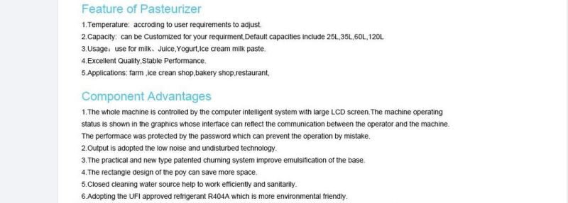 Commercial Pasteurizer Milk Pasteurizing Machine