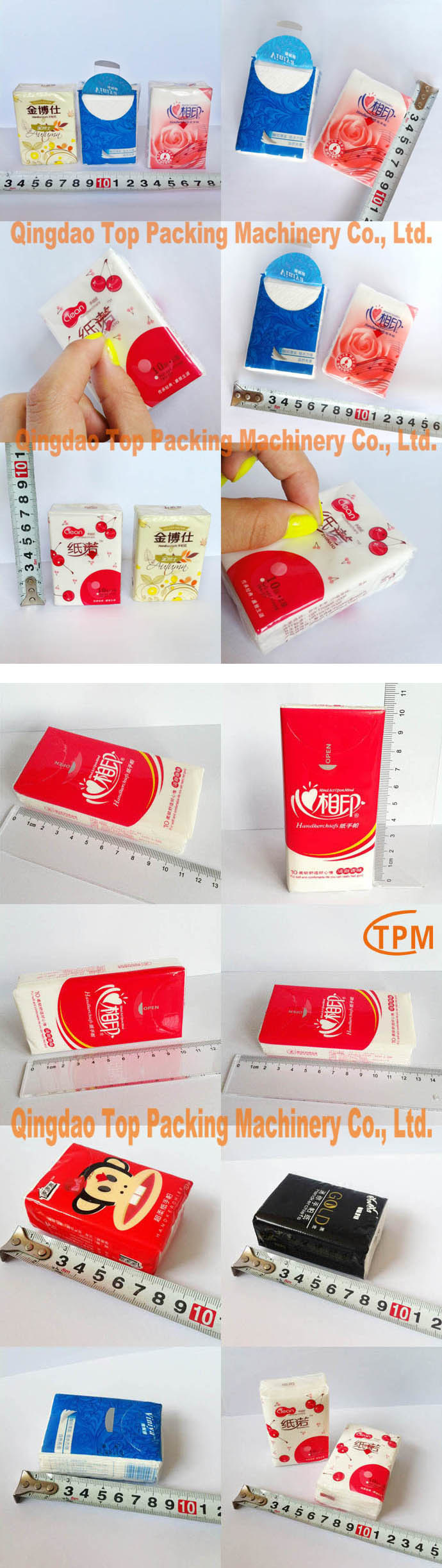 Pocket Tissue Handkerchief Napkin Paper Making Machine