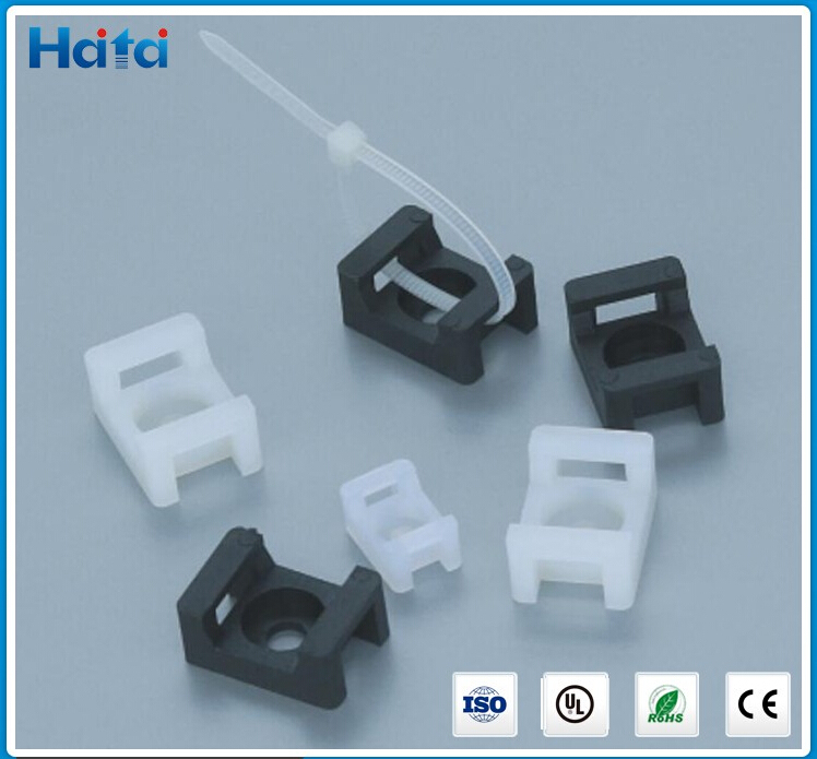 Nylon66 Saddle Type Cable Clip Cable Tie Mounts