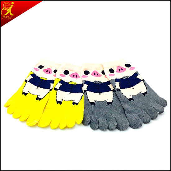 2015 Japanese Cute Ankle Toe Socks