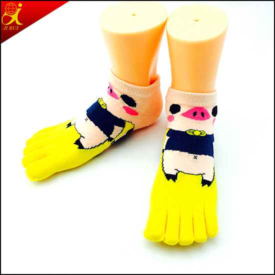 2015 Japanese Cute Ankle Toe Socks