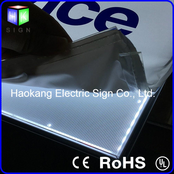 Aluminum LED Slim Fabric Light Box Frame Decoration Sign