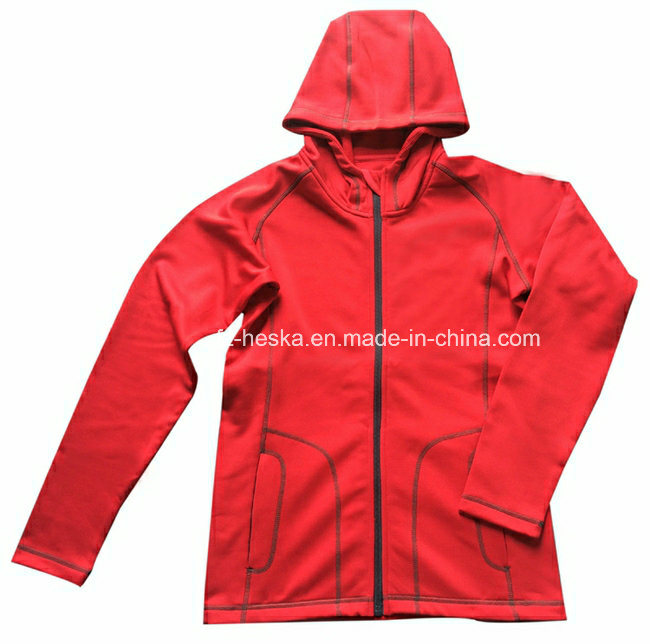 Ladies Powerstretch Jacket Hooded Sweatshirt