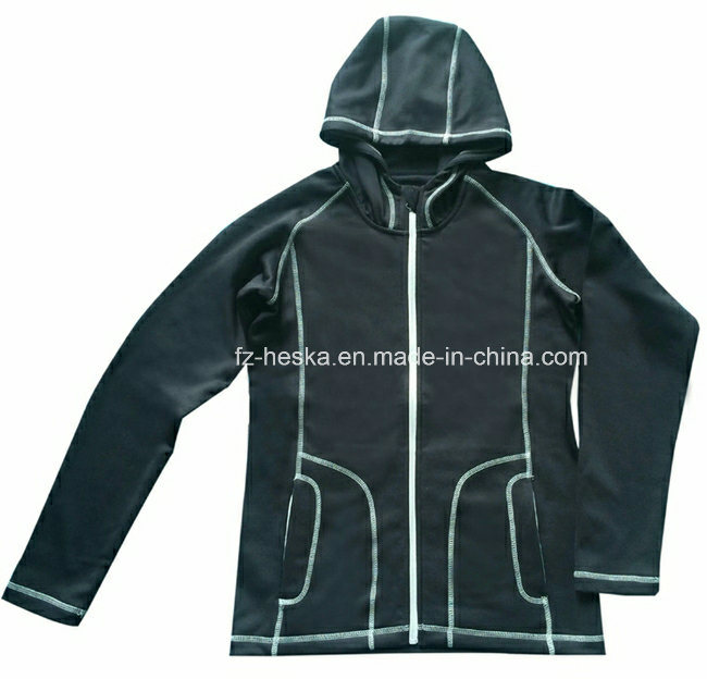 Ladies Powerstretch Jacket Hooded Sweatshirt