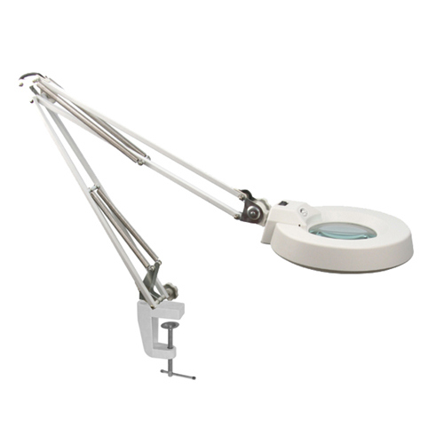 Cleanroom LED Table Clamp Magnifying Lamp