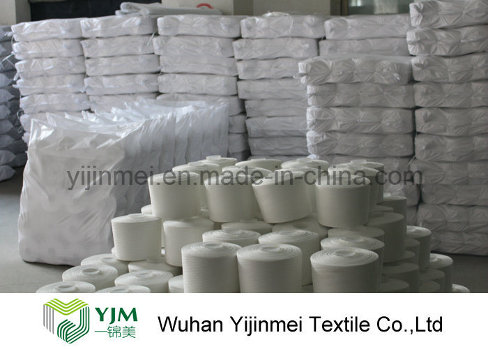 50/2 Raw White 100% Polyester Spun Knitting Yarn