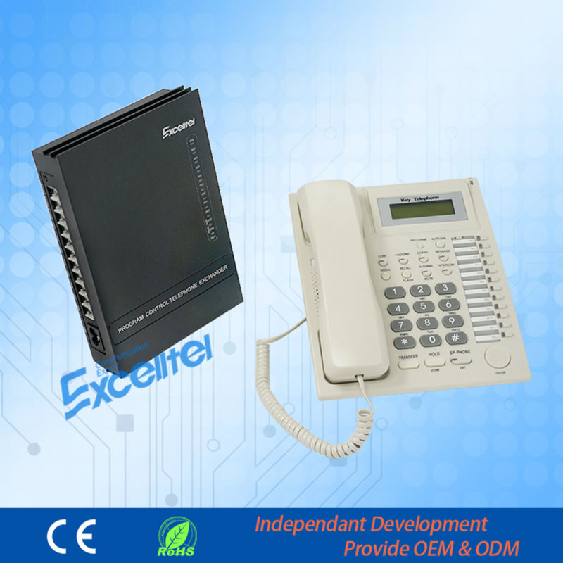 Key Telephone System PBX 3 Co Line 8 Extensions for Efficent Work