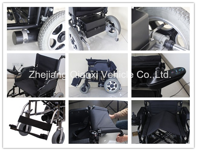 Portable Foldable Electric Wheelchair for Disabled with Ce