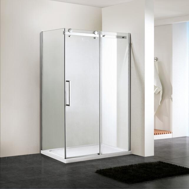 Bathroom 8mm Big Roller Sliding Door Shower Enclosure (BN-BRSL12)