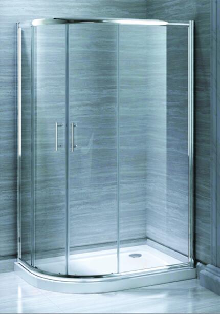 Bathroom MID-Range 6mm Offset Quadrant Door Shower Enclosure (MR-QD8012)