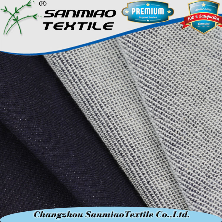 Changzhou Indigo Yarn Dyed Knit Denim Sweater Jean Fabric