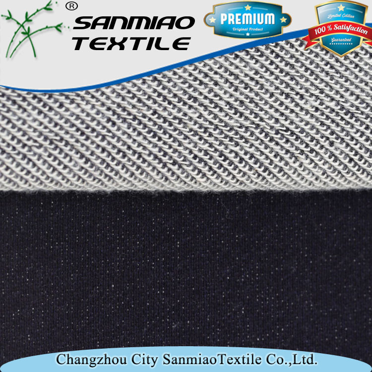 Changzhou Indigo Yarn Dyed Knit Denim Sweater Jean Fabric