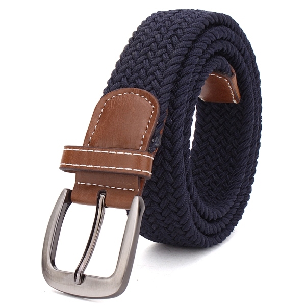 Leather Unisex Knitted Elastic Braid Belt (RS-131257B)