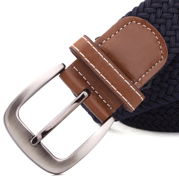 Leather Unisex Knitted Elastic Braid Belt (RS-131257B)