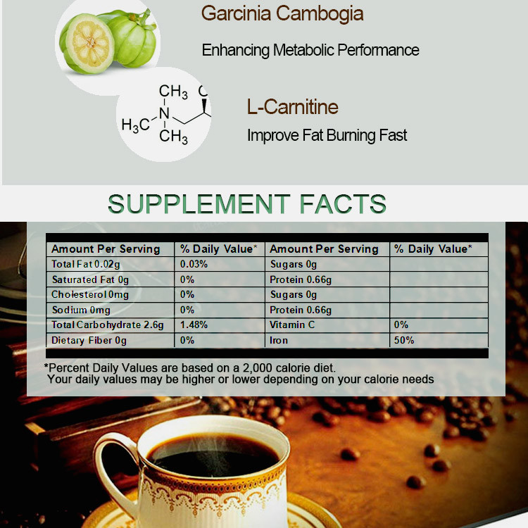 Health Organic Ganoderma Coffee Slimming Weight Loss