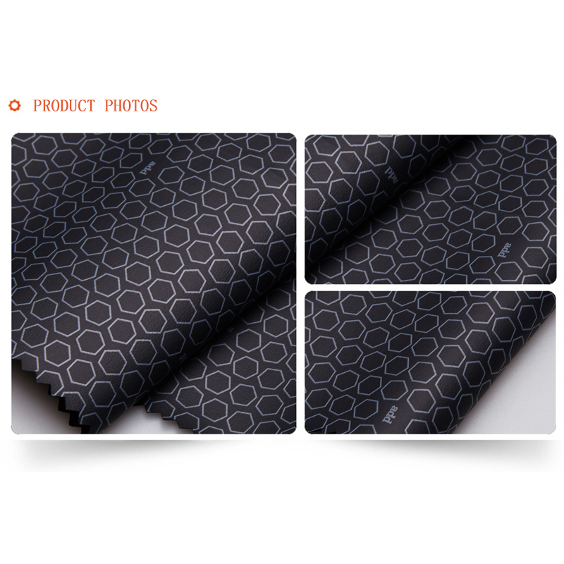 C1141/1 Waterproof Polyester Pongee Printed Elastane Bonded PU Fabric for Outdoor Sports Clothing